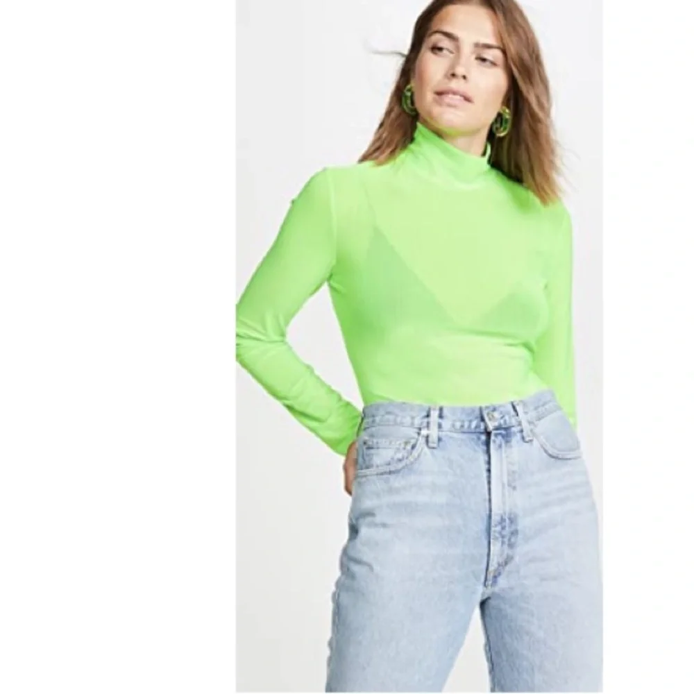 ENDLESS ROSE Mesh Turtleneck - Picture 1 of 2